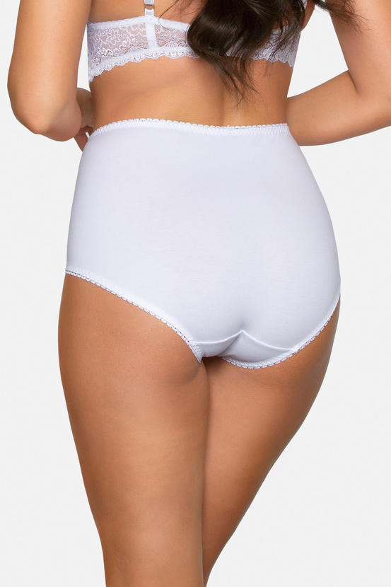 Majtki damskie z wysokim stanem 185 kolor: biały