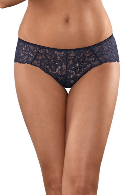 Koronkowe brazyliany BBL 141 kolor granatowy