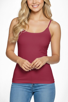 MACADI - Viskose-Top mit dünnen Trägern in fuchsia