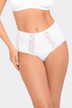 Białe bawełniane majtki z wysokim stanem BBL 199