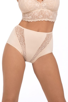 Majtki damskie z wysokim stanem BBL 174 kolor beżowy