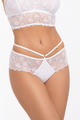 Koronkowe majtki damskie z paskiem BBL 166 kolor: biały