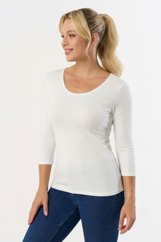 MANATI 3/4 - 3/4 sleeve blouse in white