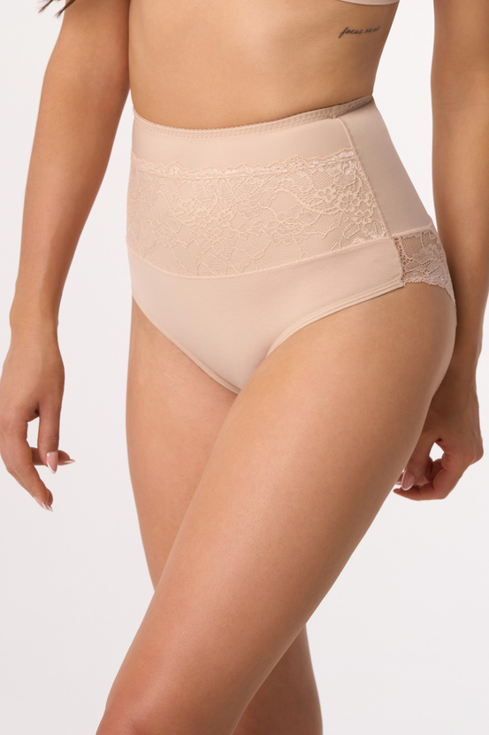 Figi modelujące z wysokim stanem w kolorze beżowym (148)