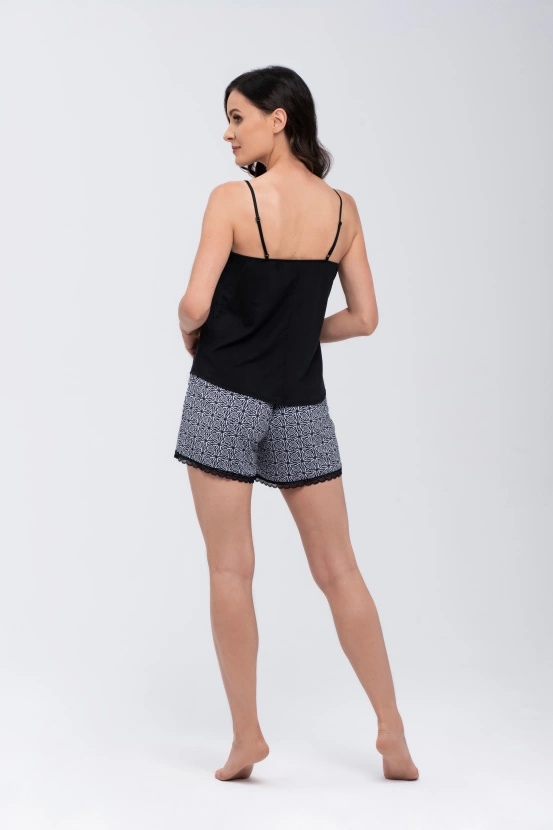 Piżamka damska TERRA kolor czarny