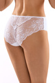 Koronkowe figi ze stanem regularnym w kolorze białym (134)