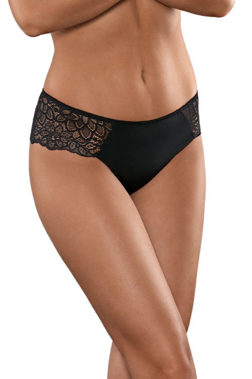 Koronkowe brazyliany BBL 142 kolor czarny