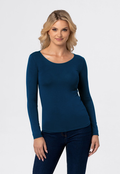 MANATI - bluzka z długim rękawem w kolorze indygo