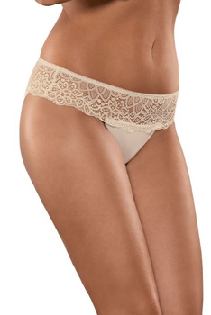 Figi z koronką w kolorze beżowym (144)