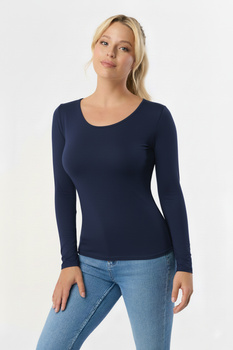 MANATI - bluzka z długim rękawem w kolorze granatowym