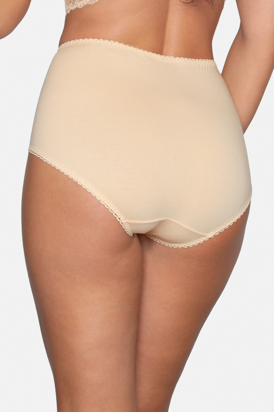 Majtki damskie z wysokim stanem 185 kolor: beż