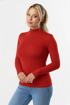 RESTA - long-sleeved half-golf in flamenco color
