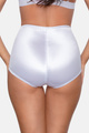 Majtki modelujące z połyskowym detalem w kolorze białym (106)